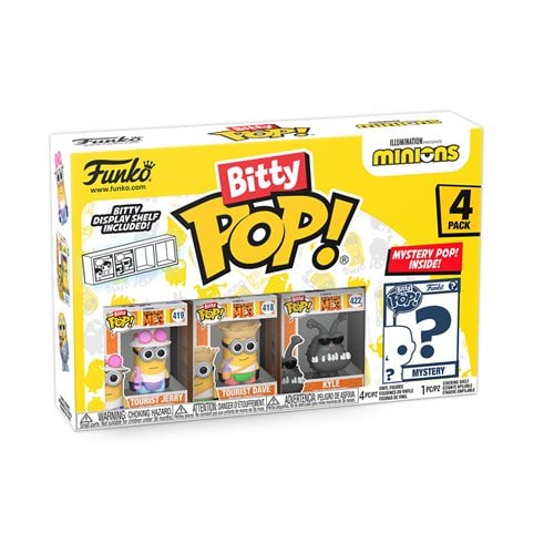 Funko Bitty Pop! Minions Mini-Figure 4-Pack - Select Set(s) - by Funko | Buy at ToyShnip