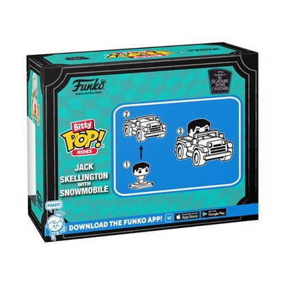 Funko Bitty Pop! Ride The Nightmare Before Christmas Jack Skellington with Snowmobile - by Funko