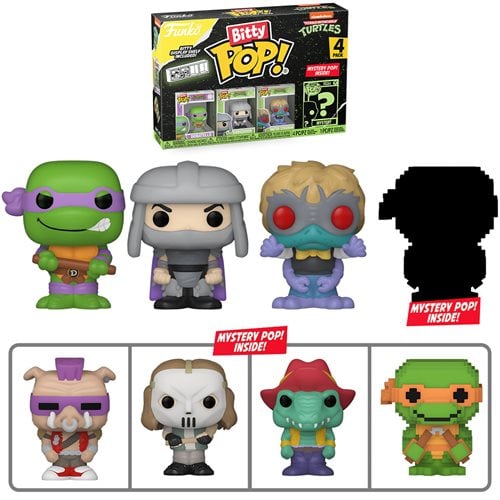 Funko Bitty Pop! Teenage Mutant Ninja Turtles Comics Mini-Figure 4-Pack - Select Set(s) - by Funko | Buy at ToyShnip