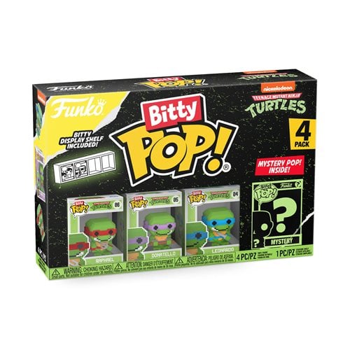 Funko Bitty Pop! Teenage Mutant Ninja Turtles Comics Mini - Figure 4 - Pack - Select Set(s) - by Funko