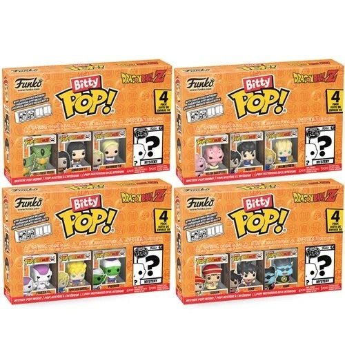 Funko Dragon Ball Z Bitty Pop! Mini - Figure 4 - Pack - Select Set(s) - by Funko