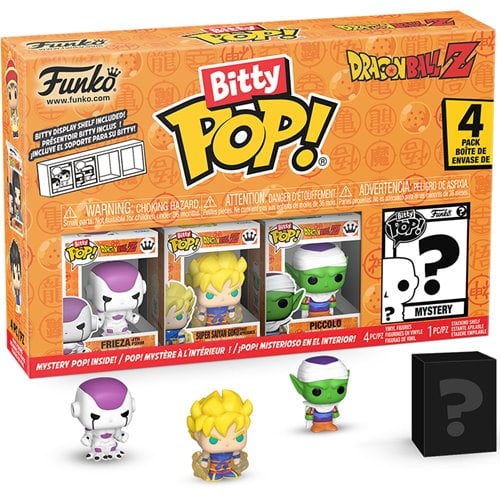 Funko Dragon Ball Z Bitty Pop! Mini - Figure 4 - Pack - Select Set(s) - by Funko