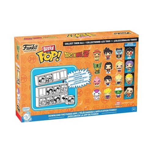 Funko Dragon Ball Z Bitty Pop! Mini-Figure 4-Pack - Select Set(s) - by Funko | Buy at ToyShnip