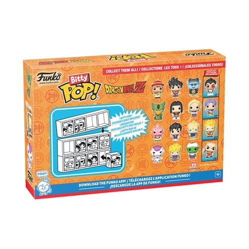 Funko Dragon Ball Z Bitty Pop! Mini - Figure 4 - Pack - Select Set(s) - by Funko