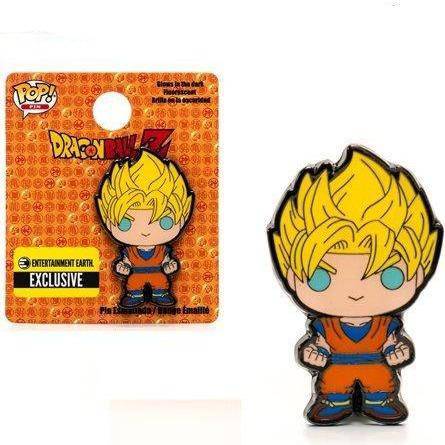 Funko Dragon Ball Z Super Saiyan Goku Pop! Enamel Pin - Entertainment Earth Exclusive - by Funko | Buy at ToyShnip