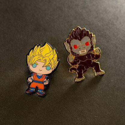 Funko Dragon Ball Z Super Saiyan Goku Pop! Enamel Pin - Entertainment Earth Exclusive - by Funko | Buy at ToyShnip