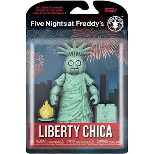 Funko Five Nights at Freddy's: Dreadbear Liberty Chica 5-Inch Action Figure - by Funko | Buy at ToyShnip