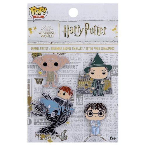 Funko Harry Potter and the Chamber of Secrets 20th Anniversary Enamel Pin 4-Pack Set - by Funko | Buy at ToyShnip