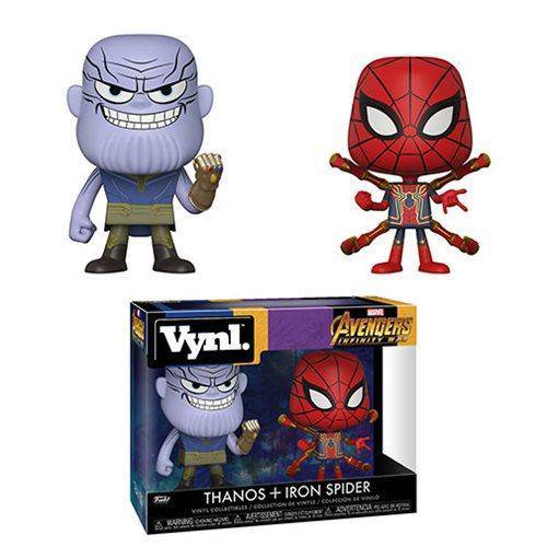 Funko Marvel Avengers Infinity War Thanos and Iron Spider VYNL Figure 2-Pack - by Funko | Buy at ToyShnip