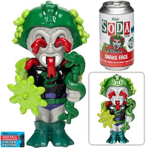 Funko Masters of the Universe Snake Face Vinyl Soda Figure - 2021 Convention Exclusive - by Funko | Buy at ToyShnip