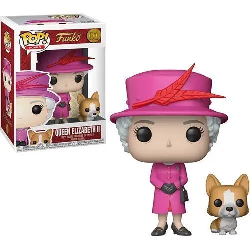 Funko Pop! 01 Royals Queen Elizabeth II w/Corgi Vinyl Figure - by Funko | Buy at ToyShnip