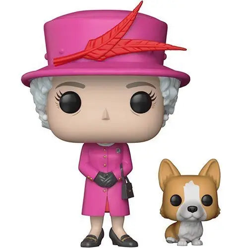 Funko Pop! 01 Royals Queen Elizabeth II w/Corgi Vinyl Figure - by Funko | Buy at ToyShnip