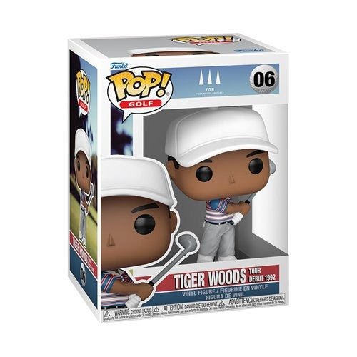 Funko Pop! 06 Golf - Tiger Woods Tour Debut 1992 Vinyl Figure - by Funko