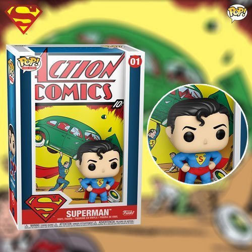 Funko Pop! 1 Superman Comic Cover Figure with Case - by Funko