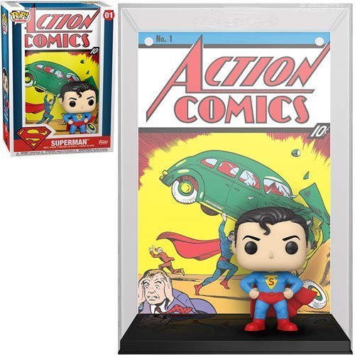 Funko Pop! 1 Superman Comic Cover Figure with Case - by Funko