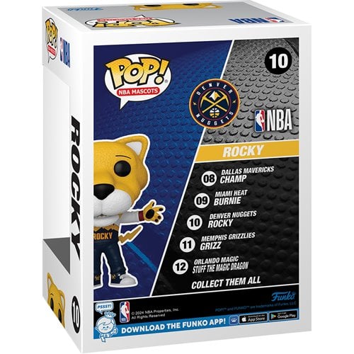 Funko Pop! 10 NBA Mascots - Denver Nuggets - Rocky Vinyl Figure - by Funko