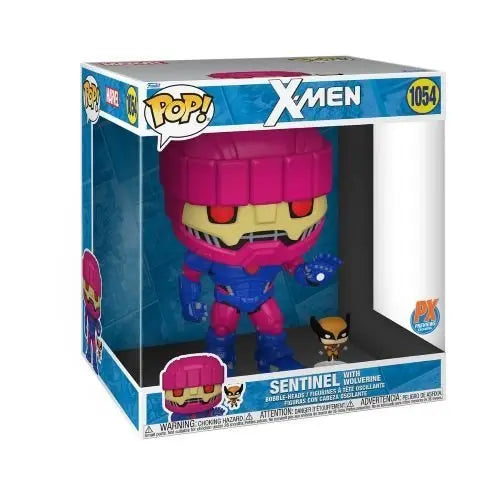 Funko Pop! 1054 - X-Men - Sentinel with Wolverine 10-Inch Vinyl Figure - PREVIEWS Exclusive - by Funko | Buy at ToyShnip