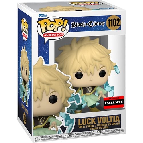 Funko Pop! 1102 Animation - Black Clover - Luck Voltia Vinyl Figure - AAA Anime Exclusive - by Funko | Buy at ToyShnip