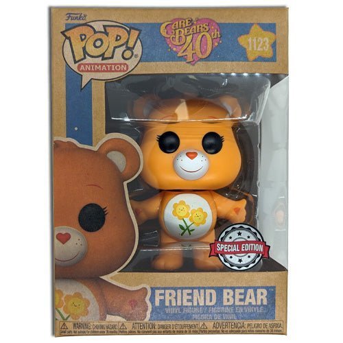 Funko Pop! 1123 Care Bears 40th Anniversary Friend Bear Vinyl Figure - Special Edition - by Funko | Buy at ToyShnip