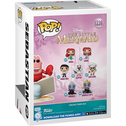 Funko Pop! 1239 Disney - The Little Mermaid - Sebastian Vinyl Figure - Entertainment Earth Exclusive - by Funko | Buy at ToyShnip
