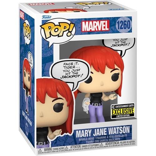 Funko Pop! 1260 - Marvel - Spider-Man - Mary Jane Watson Vinyl Figure - Entertainment Earth Exclusive - by Funko | Buy at ToyShnip