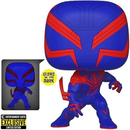 Funko Pop! 1267 - Marvel - Spider-Man: Across the Spider-Verse - Spider-Man 2099 Glow-in-the-Dark Vinyl Figure - Entertainment Earth Exclusive - by Funko | Buy at ToyShnip