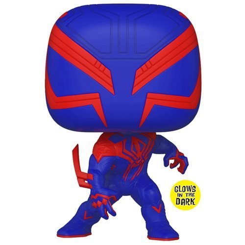 Funko Pop! 1267 - Marvel - Spider-Man: Across the Spider-Verse - Spider-Man 2099 Glow-in-the-Dark Vinyl Figure - Entertainment Earth Exclusive - by Funko | Buy at ToyShnip