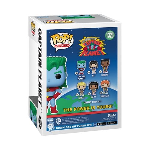 Funko Pop! 1323 Animation - Captain Planet Vinyl Figure - by Funko