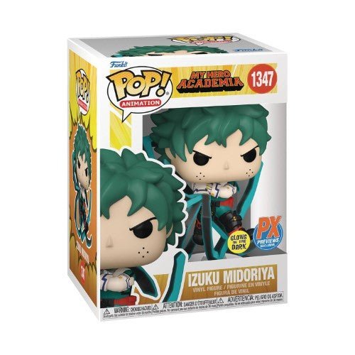 Funko Pop! 1347 Animation - My Hero Academia - Izuku Midoriya Glow-In-The-Dark Vinyl Figure - PX - by Funko | Buy at ToyShnip