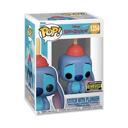 Funko Pop! 1354 Disney - Lilo & Stitch - Stitch with Plunger Vinyl Figure - Entertainment Earth Exclusive - by Funko | Buy at ToyShnip