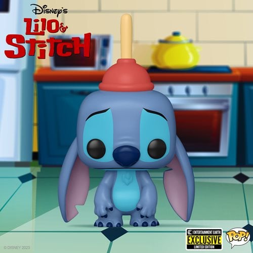 Funko Pop! 1354 Disney - Lilo & Stitch - Stitch with Plunger Vinyl Figure - Entertainment Earth Exclusive - by Funko | Buy at ToyShnip