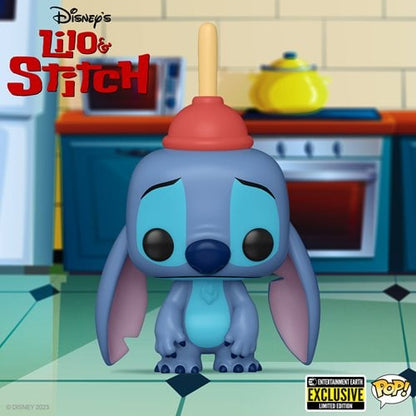Funko Pop! 1354 Disney - Lilo & Stitch - Stitch with Plunger Vinyl Figure - Entertainment Earth Exclusive - by Funko | Buy at ToyShnip