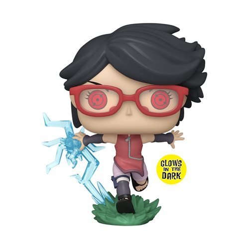 Funko Pop! 1358 Animation - Boruto - Sarada with Sharingan Vinyl Figure - Glow-in-the-Dark Entertainment Earth Exclusive - by Funko | Buy at ToyShnip
