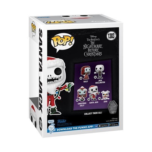 Funko Pop! 1383 - Nightmare Before Christmas 30th Anniversary Santa Jack Scented Vinyl Figure - Entertainment Earth Exclusive - by Funko | Buy at ToyShnip