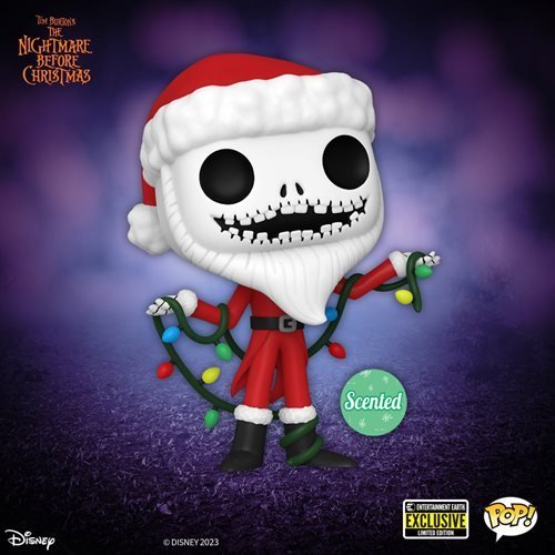 Funko Pop! 1383 - Nightmare Before Christmas 30th Anniversary Santa Jack Scented Vinyl Figure - Entertainment Earth Exclusive - by Funko | Buy at ToyShnip