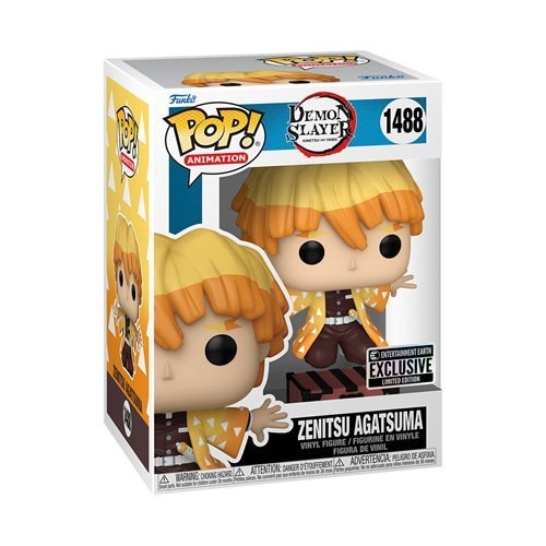Funko Pop! 1488 - Demon Slayer - Zenitsu Agatsuma Vinyl Figure - Entertainment Earth Exclusive - by Funko | Buy at ToyShnip