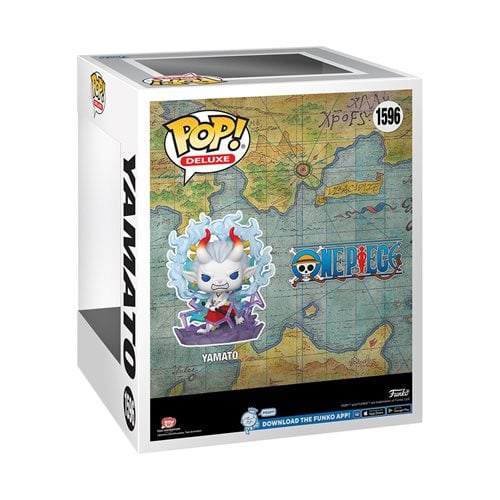 Funko Pop! 1596 - One Piece Yamato Glow - in - the - Dark Deluxe Vinyl Figure - Entertainment Earth Exclusive - by Funko