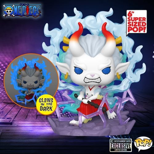 Funko Pop! 1596 - One Piece Yamato Glow - in - the - Dark Deluxe Vinyl Figure - Entertainment Earth Exclusive - by Funko