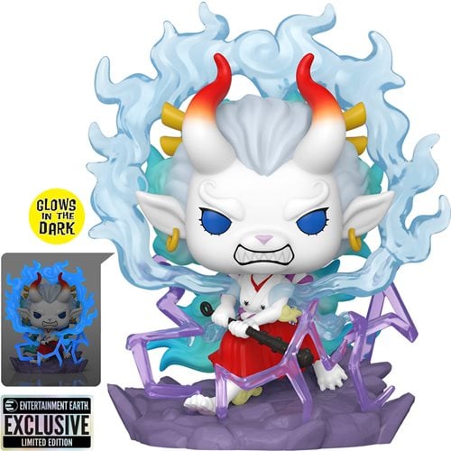 Funko Pop! 1596 - One Piece Yamato Glow - in - the - Dark Deluxe Vinyl Figure - Entertainment Earth Exclusive - by Funko