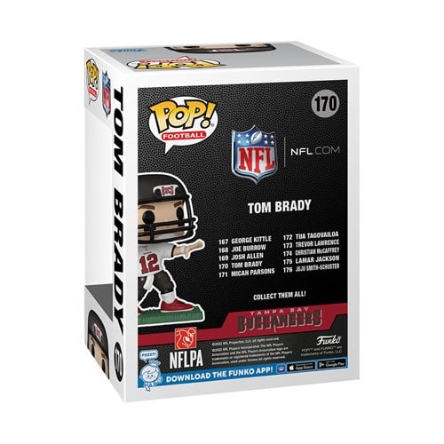 Funko Pop! 170 NFL Buccaneers Tom Brady Vinyl Figure - by Funko | Buy at ToyShnip