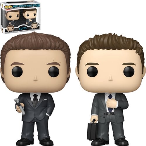 Funko Pop! 1725 Television - Suits Harvey Specter & Michael Ross 2-Pack Vinyl Figures - by Funko | Buy at ToyShnip