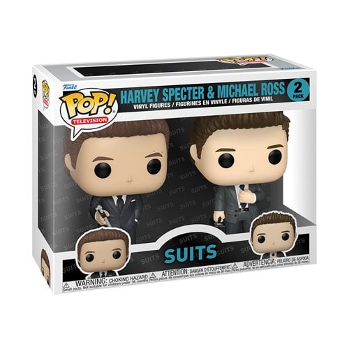 Funko Pop! 1725 Television - Suits Harvey Specter & Michael Ross 2-Pack Vinyl Figures - by Funko | Buy at ToyShnip