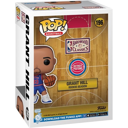Funko Pop! 196 - Detroit Pistons - Grant Hill Rookie Season Vinyl Figure - by Funko | Buy at ToyShnip