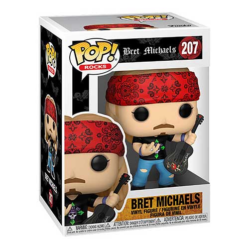 Funko Pop! 207 Rocks - Bret Michaels vinyl figure - by Funko | Buy at ToyShnip