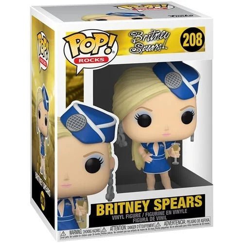 Funko Pop! 208 Rocks - Britney Spears Toxic Stewardess Vinyl Figure - by Funko