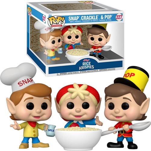 Funko Pop! 227 Moment Kelloggs Rice Krispies Snap, Crackle, and Pop - by Funko | Buy at ToyShnip