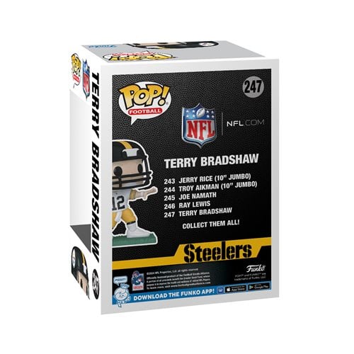Funko Pop! 247 - NFL - Steelers Terry Bradshaw Vinyl Figure - by Funko | Buy at ToyShnip