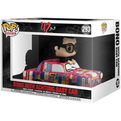 Funko Pop! 293 Rides - U2 - Bono with Achtung Baby Car Deluxe Vinyl Figure - by Funko | Buy at ToyShnip