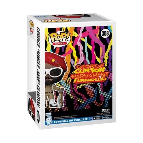 Funko Pop! 358 Rocks - George Clinton Parliament Funkadelic - George "Uncle Jam" Clinton Vinyl Figure - by Funko | Buy at ToyShnip