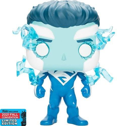 Funko Pop! 419 Heroes - Superman (Blue) Vinyl Figure - 2021 Convention Exclusive - by Funko | Buy at ToyShnip